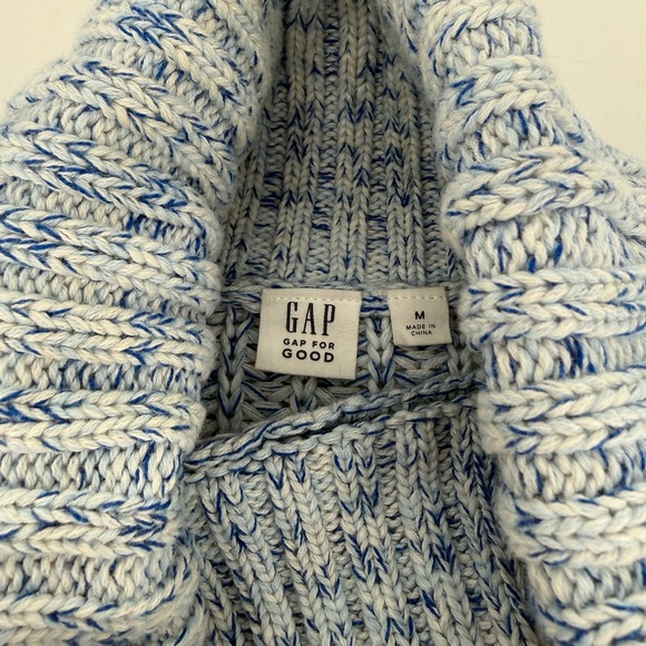 GAP Blue Ombre Turtleneck Sweater - Picture 4 of 6